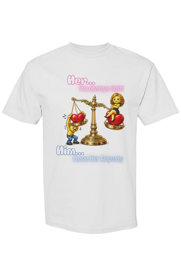 The Love Balance His &amp;amp; Her T Shirt