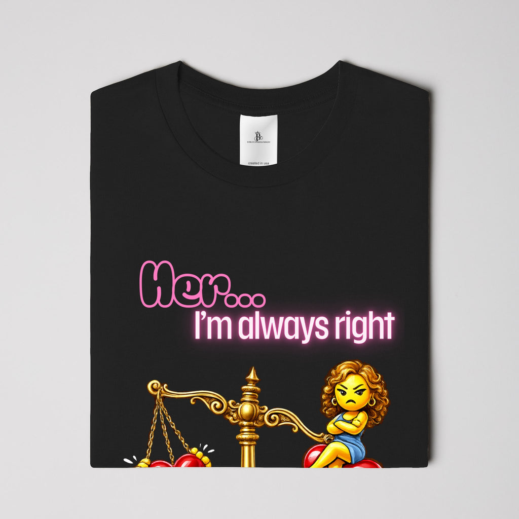 The Love Balance His and Her T Shirts