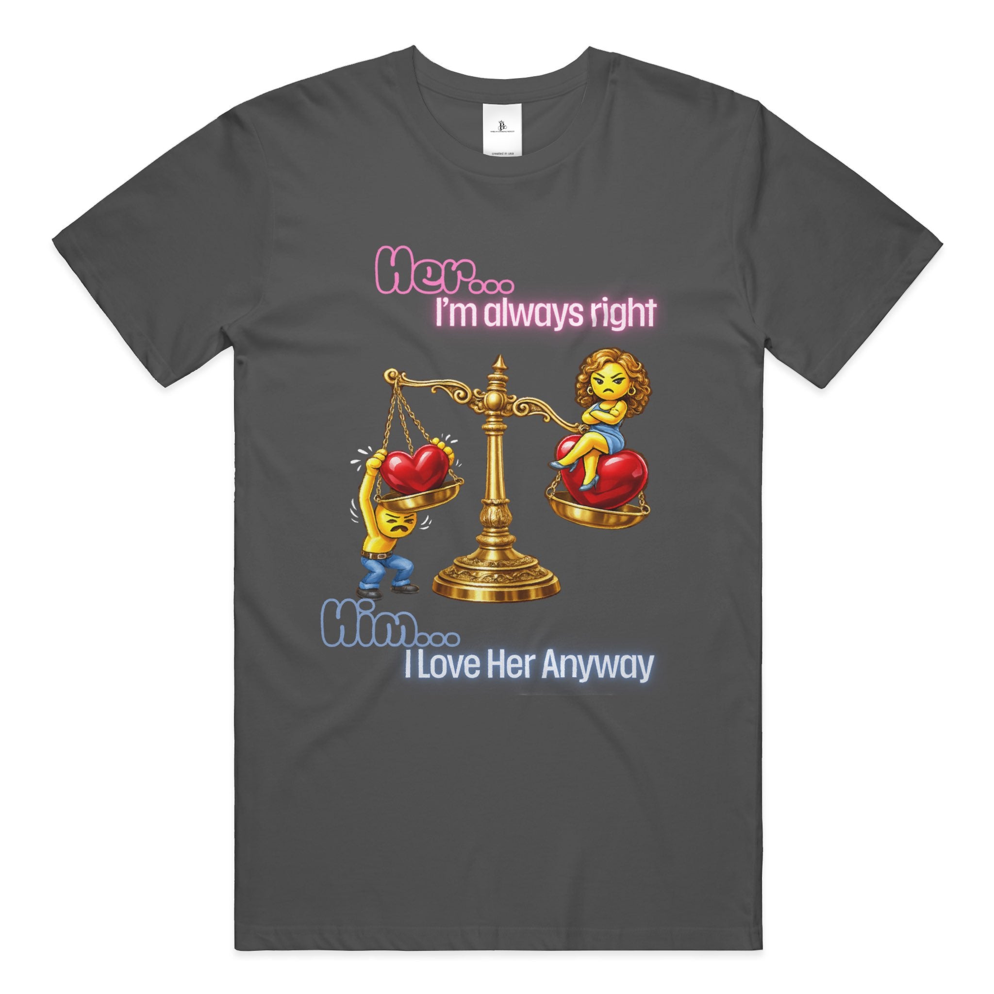 The Love Balance His and Her T Shirts